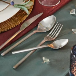 CASA ETNA SATIN Couverts 16 Pièces Argent* Ménagères