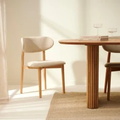 CASA FALCO Chaise Salle à Manger Beige* Chaises De Salle À Manger