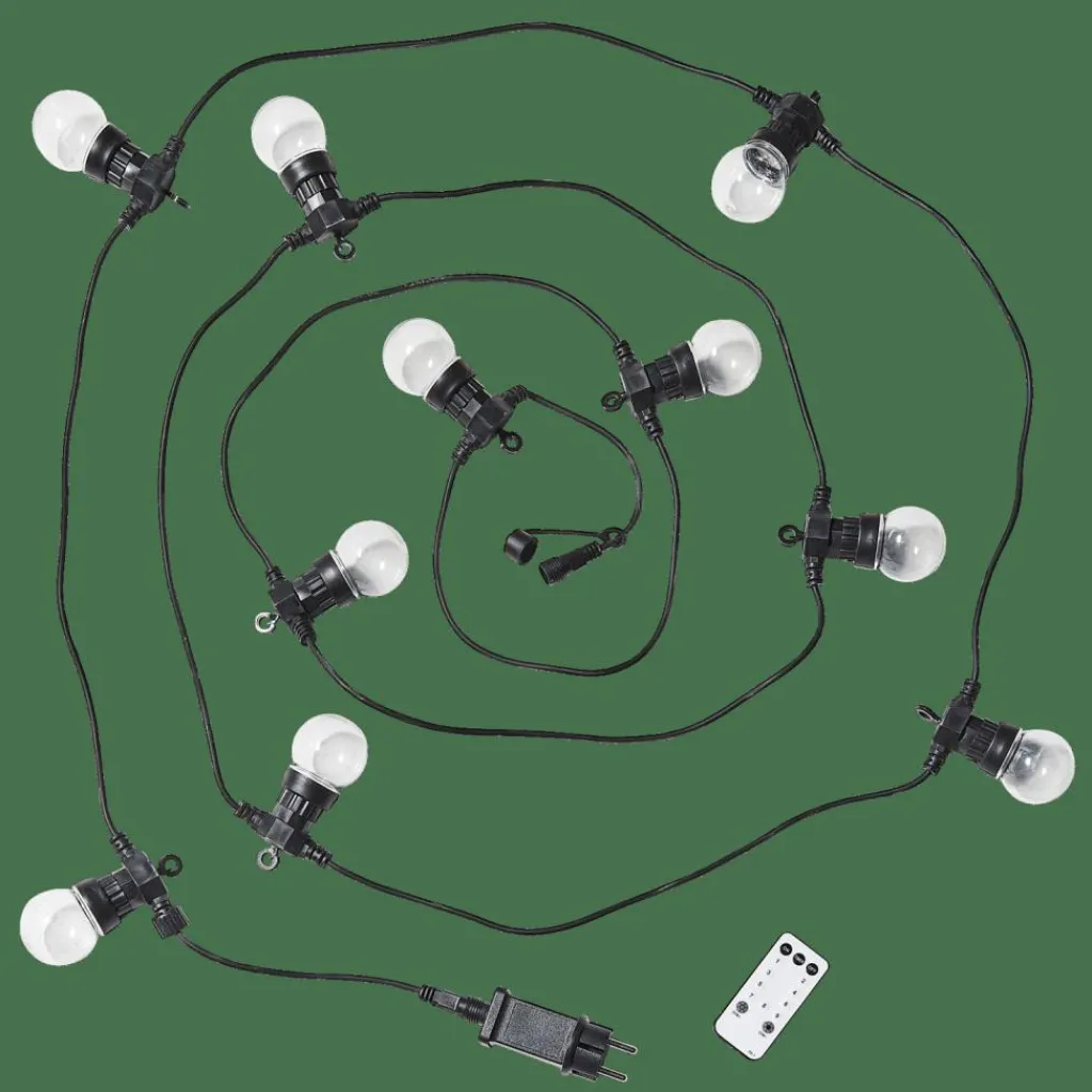 CASA FESTA Guirlande Lumineuse Avec 10 LEDS 8 Fonctions* Guirlandes Lumineuses