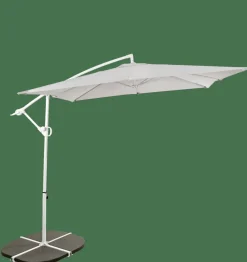 CASA FIJI Parasol Déporté Sans Pied De Parasol Gris Clair* Parasols
