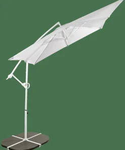 CASA FIJI Parasol Déporté Sans Pied De Parasol Gris Clair* Parasols