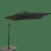 CASA FIJI Parasol Déporté Sans Pied De Parasol Noir* Parasols