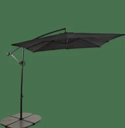 CASA FIJI Parasol Déporté Sans Pied De Parasol Noir* Parasols