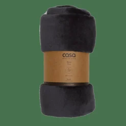 CASA FLANELLA Plaid Gris Foncé* Plaids