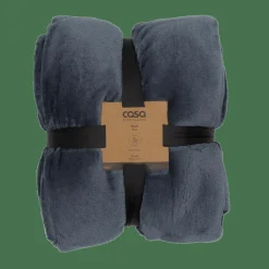 CASA FLANELLA Plaid Gris Foncé* Plaids