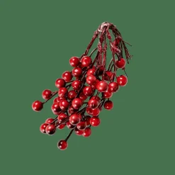 CASA FOAM Baies Décoratives Set De 12 Rouge* Branches Artificielles