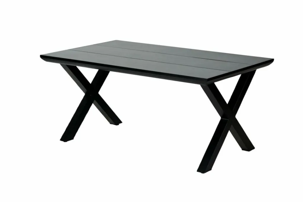 CASA FORMAX Table De Jardin Avec Pieds X Noir* Tables De Jardin