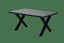 CASA FORMAX Table De Jardin Avec Pieds X Noir* Tables De Jardin