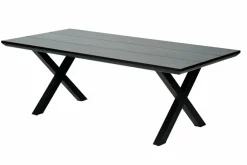 CASA FORMAX Table De Jardin Avec Pieds X Noir* Tables De Jardin
