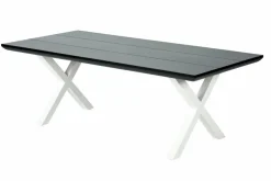 CASA FORMAX Table De Jardin Avec Pieds X Noir/blanc* Tables De Jardin