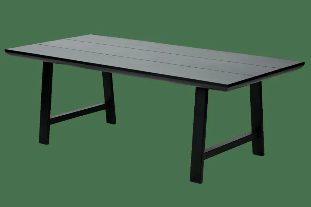 CASA FORMAX Table De Jardin Avec Pieds X Noir/blanc* Tables De Jardin