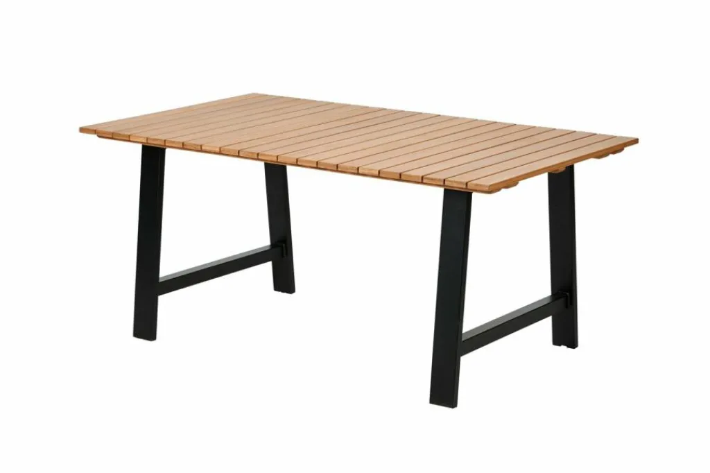 CASA FORMAX Table De Jardin Avec Pieds A Natural/noir* Tables De Jardin
