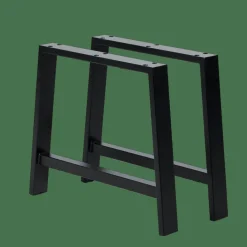 CASA FORMAX Table De Jardin Avec Pieds A Natural/noir* Tables De Jardin