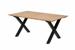 CASA FORMAX Table De Jardin Avec Pieds X Natural/noir* Tables De Jardin
