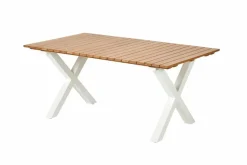 CASA FORMAX Table De Jardin Avec Pieds X Natural/blanc* Tables De Jardin