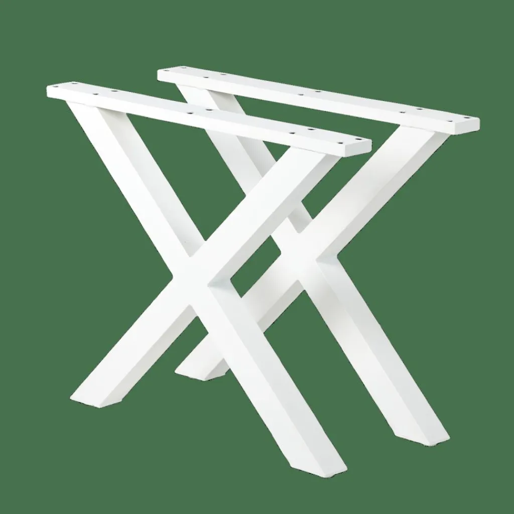 CASA FORMAX Table De Jardin Avec Pieds X Natural/blanc* Tables De Jardin