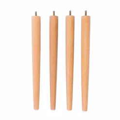 CASA FRIDA / FRAY Set De 4 Pieds Teck Naturel* Chaises De Salle À Manger|Chaises De Jardin