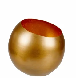 CASA GIMINI Support Bougie Chauffe-plat Doré* Porte-Bougies