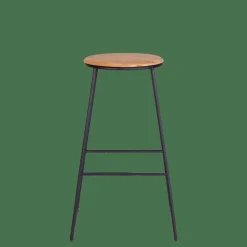 CASA GIULIA Tabouret De Bar Noir, Naturel* Tabourets De Bar