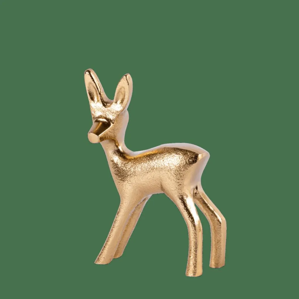 CASA GOLDY Décoratif Cerf Doré* Figures Déco