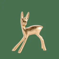 CASA GOLDY Décoratif Cerf Doré* Figures Déco