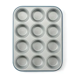 CASA GREENBAKE Moule à Pâtisserie Pour 12 Muffins Bleu* Moules