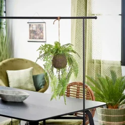 CASA GREENERY Pot à Suspendre Avec Fougère Vert* Plantes Artificielles