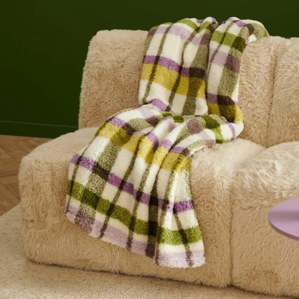 CASA GUST Plaid Multicolore* Automne