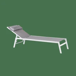 CASA HUGO Chaise Longue Blanc, Gris* Chaises Longues
