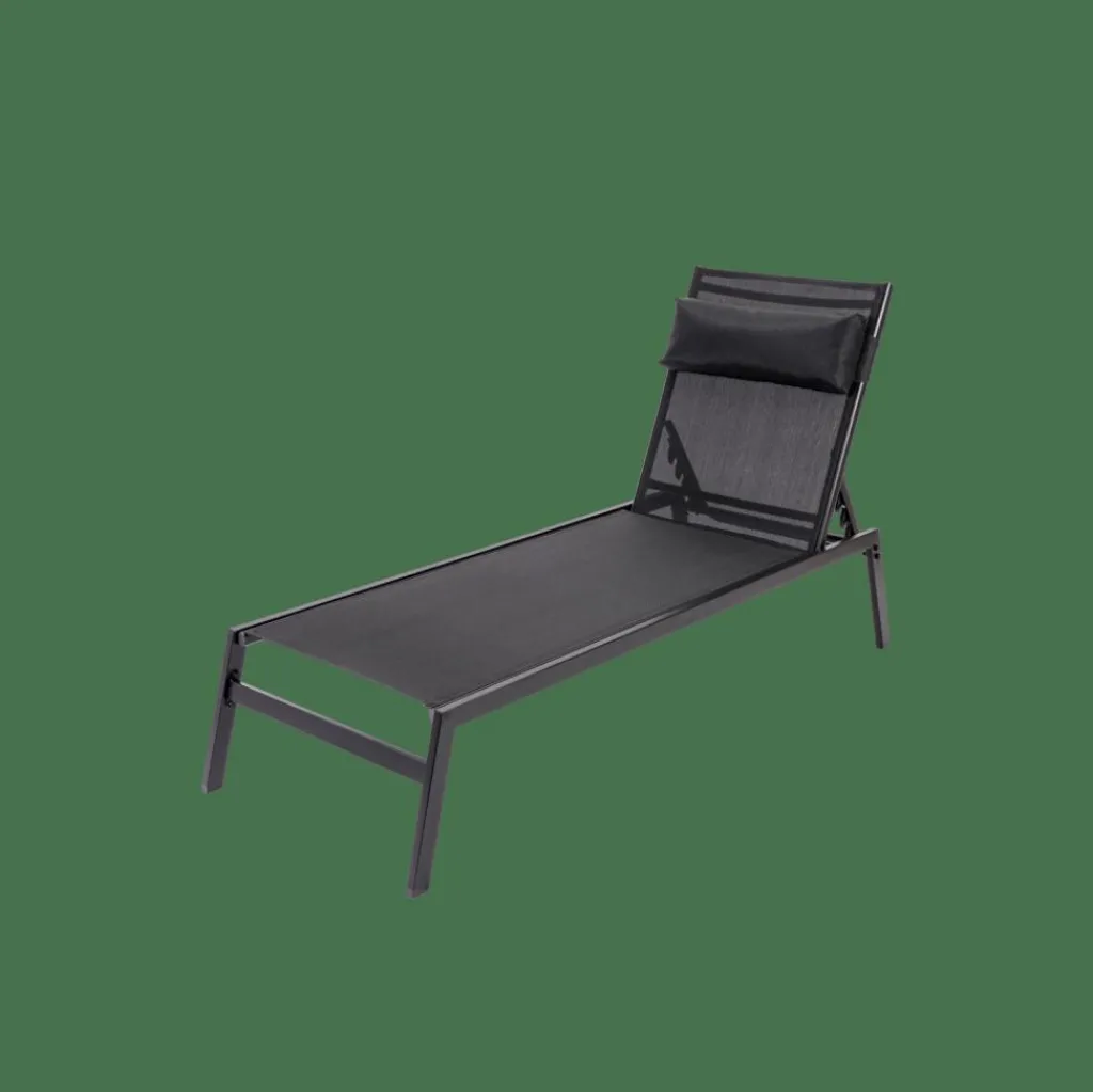 CASA HUGO Chaise Longue Set De 2 Noir* Chaises Longues