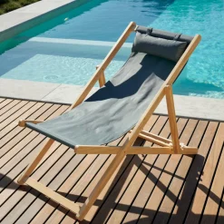 CASA IBIZA Transat Vert* Chaises De Plage