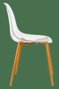 CASA ICE Chaise Salle à Manger Transparent, Naturel* Chaises De Salle À Manger