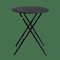 CASA IMPERIAL Table Pliante Rond Noir* Tables Bistrot|Tables De Jardin