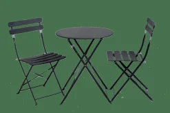 CASA IMPERIAL Table Pliante Rond Noir* Tables Bistrot|Tables De Jardin