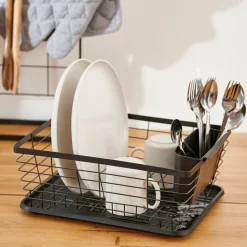 CASA INDUSTRIA Égouttoir Pour Vaisselle Noir* Accessoires De Cuisine