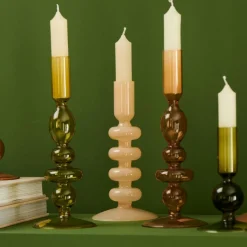 CASA ISA Bougeoir Opale Crème Crème* Bougeoirs