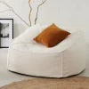 CASA JACKI Fauteuil Pouf Poire Blanc* Canapés