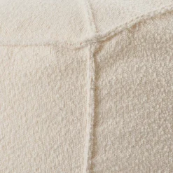 CASA JACKI Fauteuil Pouf Poire Blanc* Canapés