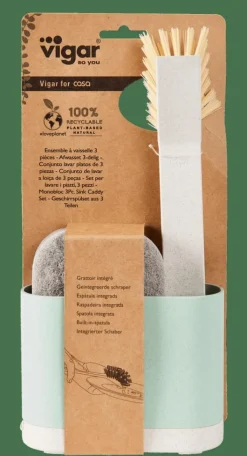 CASA JASMIN Brosse Vaisselle Avec éponge Vert* Faire La Vaisselle