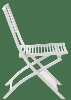 CASA JESSE Chaise Pliante Blanc, Beige* Chaises Bistrot|Chaises De Jardin