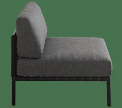 CASA JUMBO Fauteuil Lounge Noir* Salon De Jardin