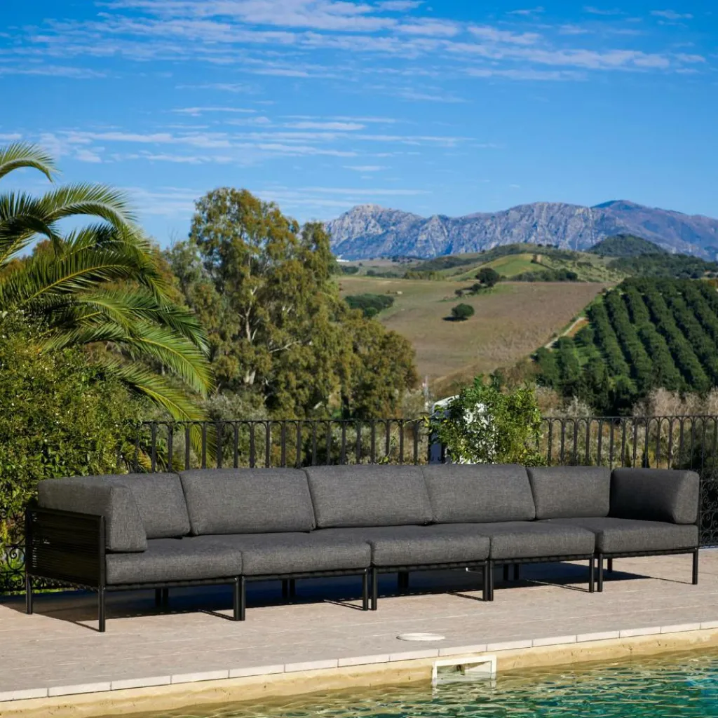 CASA JUMBO Fauteuil Lounge Noir* Salon De Jardin