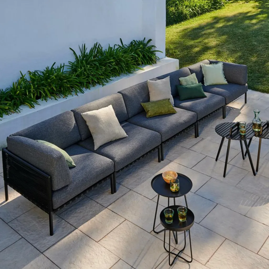 CASA JUMBO Fauteuil Lounge Noir* Salon De Jardin