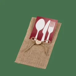 CASA JUTE Pochette à Couverts Naturel* Pochettes À Couverts