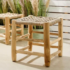 CASA KANAI Tabouret 2 Tailles Tabouret Grand Naturel* Kids|Tabourets