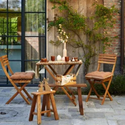CASA KOS Chaise Pliante Naturel* Ensembles De Balcon|Chaises Bistrot