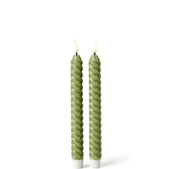 CASA LED Bougie Dîner Led Vert* Bougies Led|Bougies