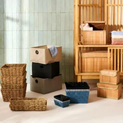 CASA LINOLUX Panier De Rangement Beige* Paniers Tiroirs