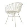 CASA LOIC Chaise Blanc* Chaises De Jardin