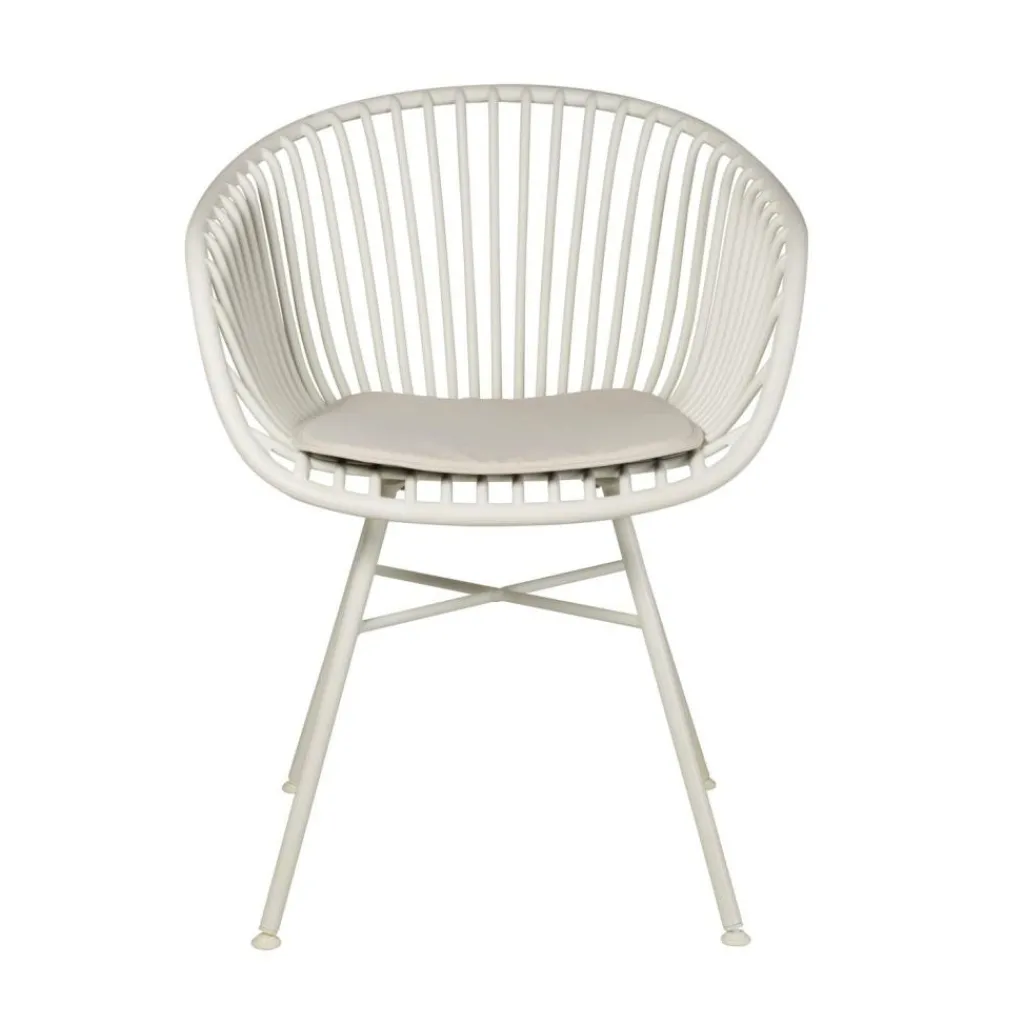 CASA LOIC Chaise Blanc* Chaises De Jardin